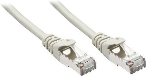 Lindy RJ45 Netzwerk Anschlusskabel CAT 5e F/UTP Ethernet LAN Grau, Länge: 2,00 m (50 Stück) - Bild 1