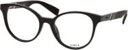 Furla VFU 667 Korrektionsbrille, Rund, Vollrand, Schwarz, Damen - Bild 1