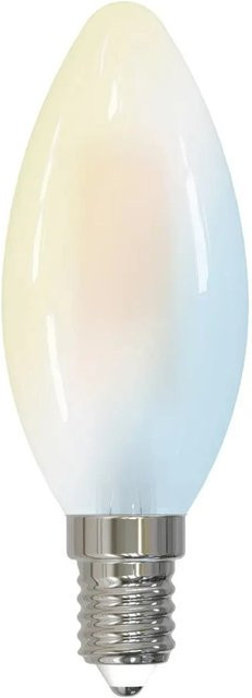 LUUMR Smart LED E14 Kerzenlampe aus Glas, dimmbar, CCT, transparent/weiß - Bild 1