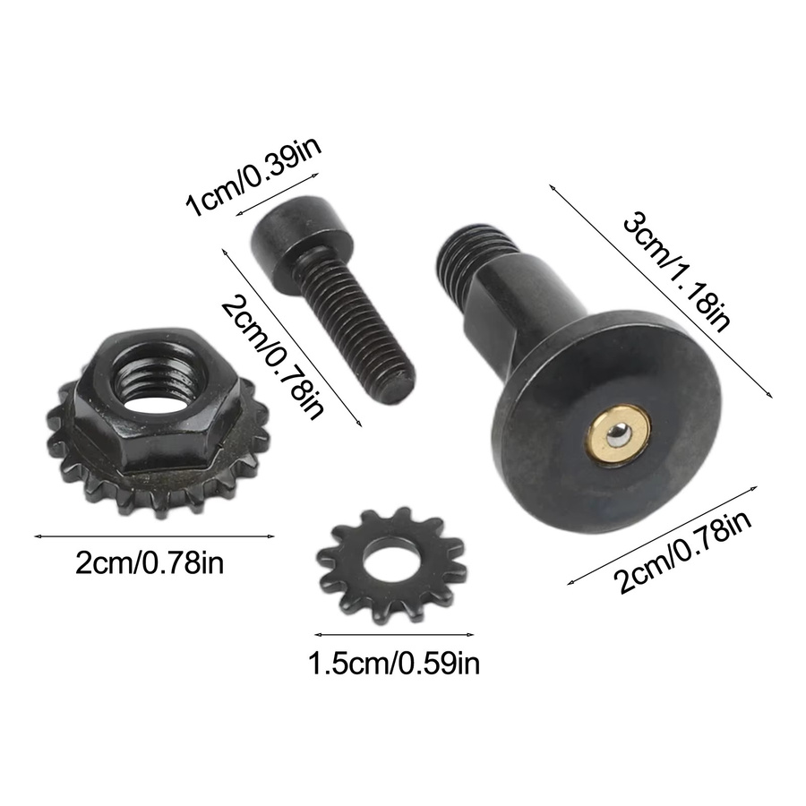 DAZZLEEX Baumast-Schneidegerät aus Aluminium mit Schraubhalterung und Mittelmesser in Schwarz als Zubehör für elektrische Astscheren - Bild 2