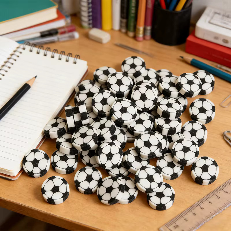 ZQNYCY Fußballförmige Radiergummis für Kinder in 10 bis 30 Stück - Bild 4