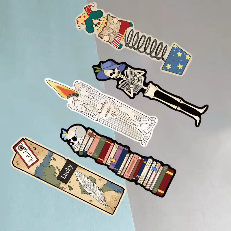 30-teiliges Vintage-Leseserie Scrapbooking-Set mit minimalistischen Lesezeichen in Multicolour aus Papier für Journaling und DIY-Bastelarbeiten - Bild 3