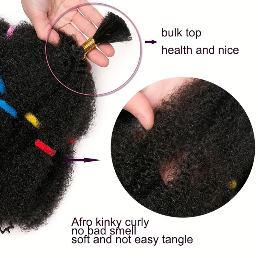 SHES BEAUTY Afro Kinky Twist Marley Hair, 30,5 cm, Unisex - Bild 5
