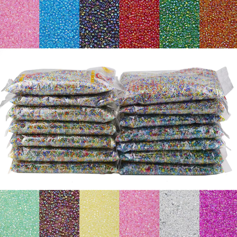 JHNBY Perlen Spacer, bunte Reis Form, 2/3/4mm, für Schmuck DIY - Bild 3