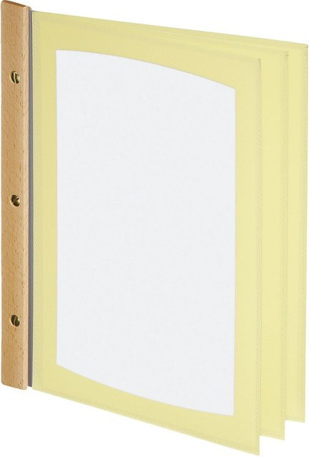 PULSIVA Speisekarte Mias in Beige, DIN A4, Breite: 25,5 cm, Höhe: 33 cm - Bild 1