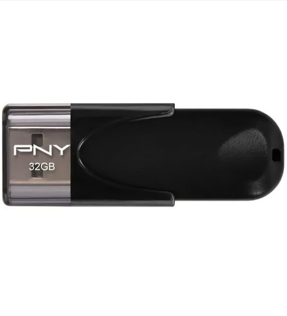 PNY Attache 4 USB-A Flash Drive 32 GB Schwarz - Bild 1