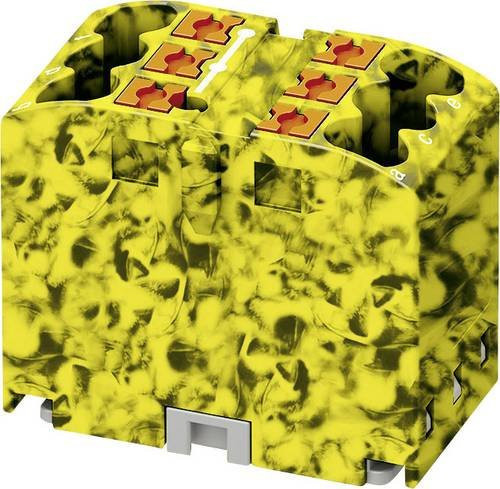 Phoenix Contact Verteilerblock PTFIX 6X2,5-FE in Gelb - Bild 1
