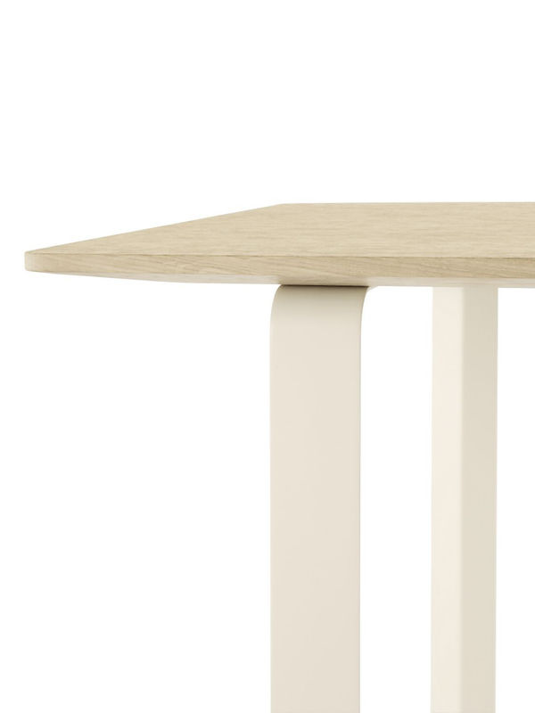 Muuto 70 70 Esstisch in Eiche und Beige mit rechteckiger Form und abgerundeten Ecken - Bild 2