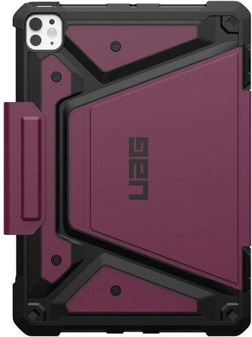 Urban Armor Gear Metropolis SE Tablet-Cover für Apple iPad Pro 11 (M4, 2024) Book Cover in Schwarz und Bordeaux - Bild 1