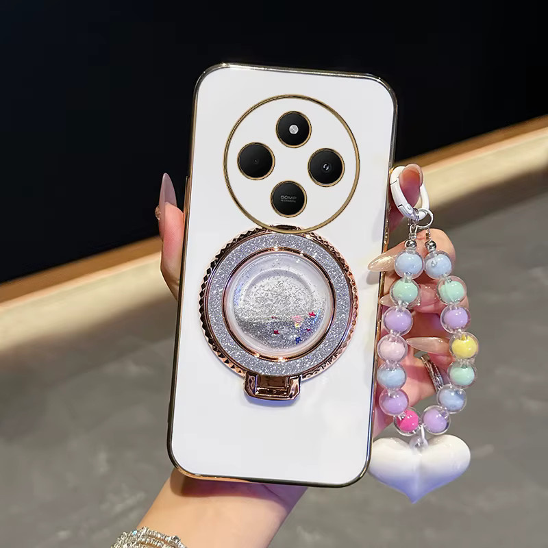 Xiaomi Handyhülle mit Lanyard und Rundhalterung für Redmi 15 15C 13 13X 14C 11A 13C 12C 11Prime 10PrimePlus 10A in Grün - Bild 1