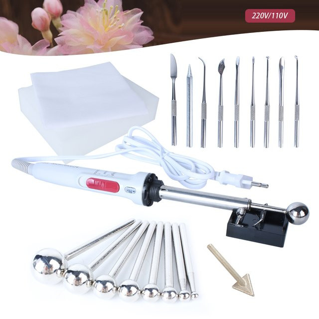 DIY Stoff Blumen Bügelwerkzeug Set zur Herstellung künstlicher Blumen - Bild 1