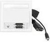 VivoLink Steckdose mit HDMI, DisplayPort und 3,5 mm Klinke in Weiß (WI221292) - Bild 1