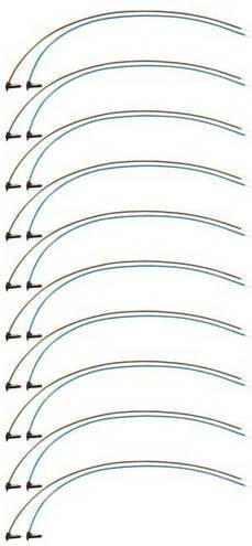 Hager KU9B43GVZ BKE-Spannungsabgriff universell 2-polig, schwarz, 430 mm, 10 Stück - Bild 1