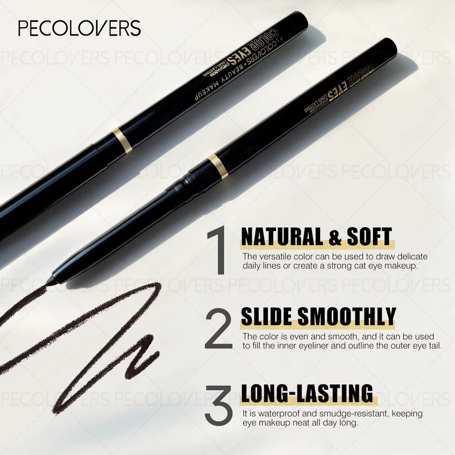 Eyeliner-Stift, Gel, Schwarz, Matt, Wasserfest - Bild 3