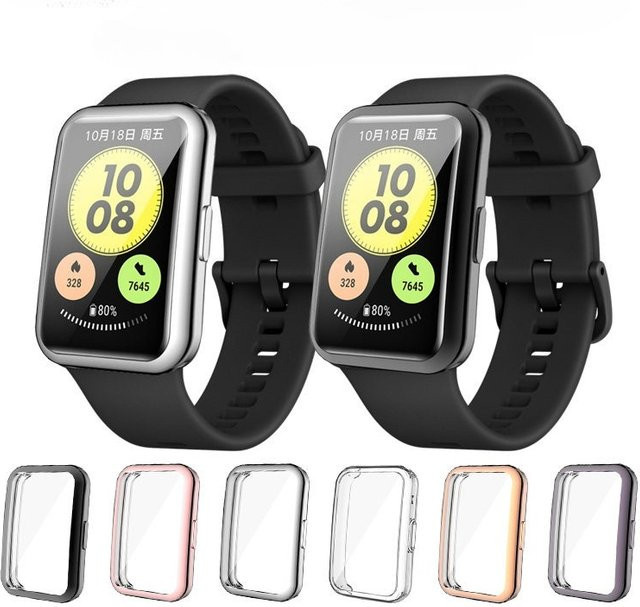 Huawei Uhrengehäuse-Abdeckung, TPU, transparent, Huawei Watch Fit 2 - Bild 1