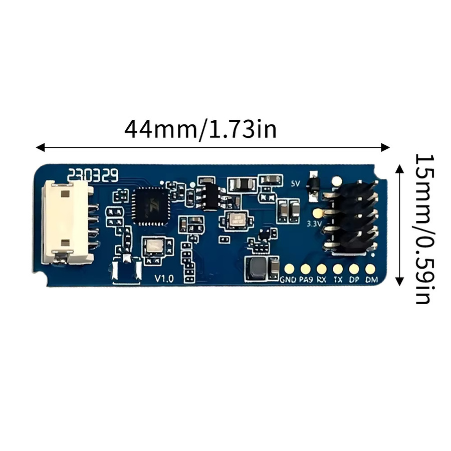 Aideepen LD2450 Radar-Sensor Modul zur menschlichen Bewegungserkennung in Blau, Erfassungsabstand 8m, DC5V 24g mm Welle für Smart Home - Bild 3