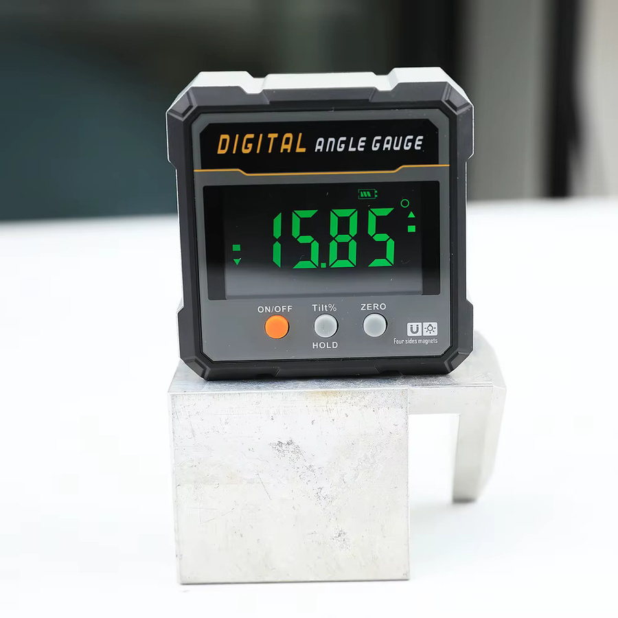 ETOPOO Digitaler Mini-Winkelmesser mit magnetischer Basis und Nivellierbox, 360-Grad-Neigungsmesser und Messlehre - Bild 4