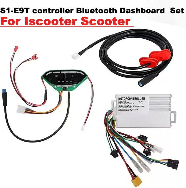 Iscooter S1-E9T E9Pro Controller Bluetooth Dashboard Kabel für Elektroroller Ersatzteil - Bild 1