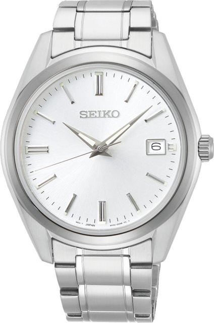 Seiko Armbanduhr, Quarz, Edelstahl, Silber, 39 mm, Herren - Bild 1