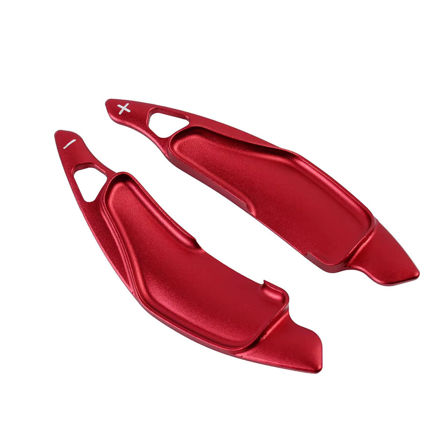 Cherk Schaltwippen-Verlängerung aus Aluminium in Rot für Lexus IS 250 300 2006-2011 und ISF 2011 - Bild 2