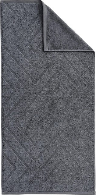 Dyckhoff Duschtuch Brooklyn Anthrazit B: 70 cm, L: 140 cm - Bild 1