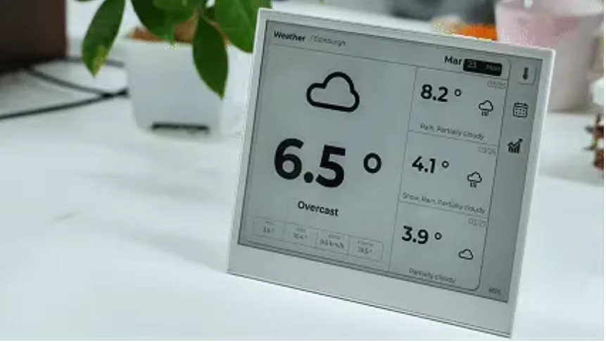 Seeed Studio reTerminal E1003 Smart Home Dashboard mit 10,3 Zoll Touch ePaper Display und ESP32S3 Multisensoren in Weiß - Bild 2