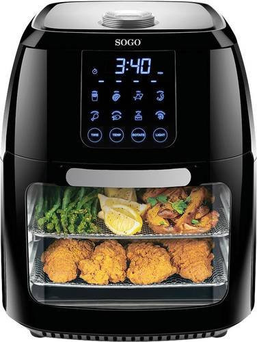 SOGO Human Technology Heißluftfritteuse 1800W Schwarz - Bild 1