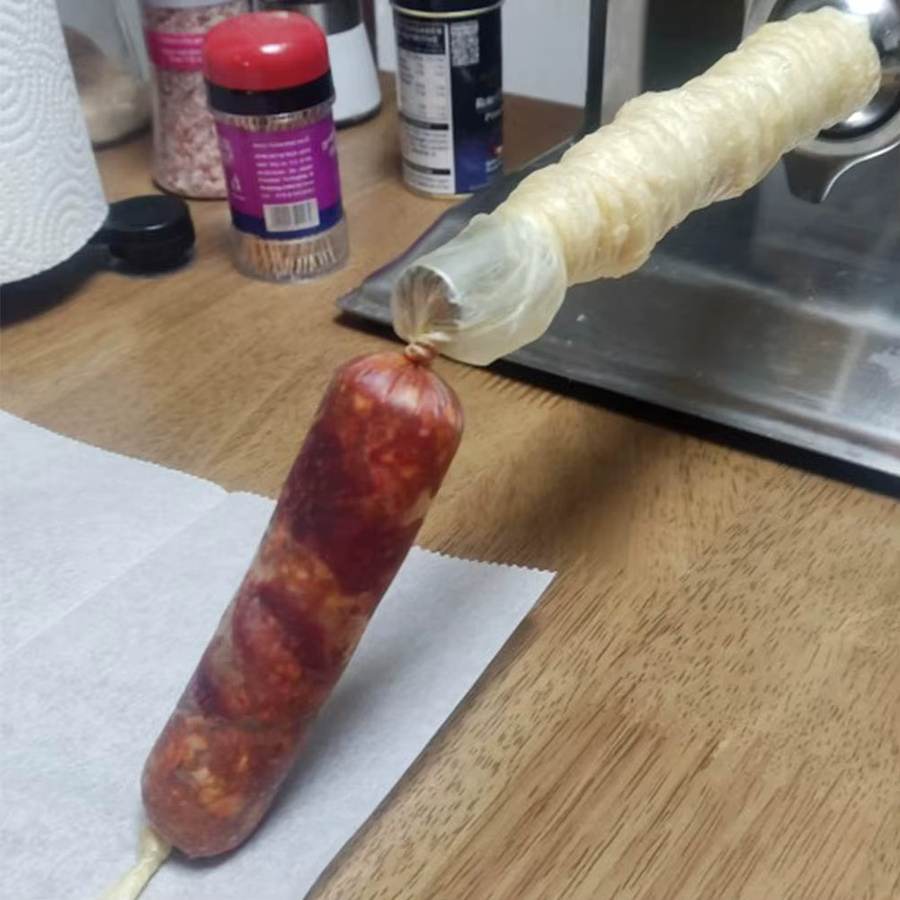 SAFEBET Wurstdarm in Beige mit 18mm oder 26mm Durchmesser für die Hot-Dog-Zubereitung und Wurstherstellung - Bild 2