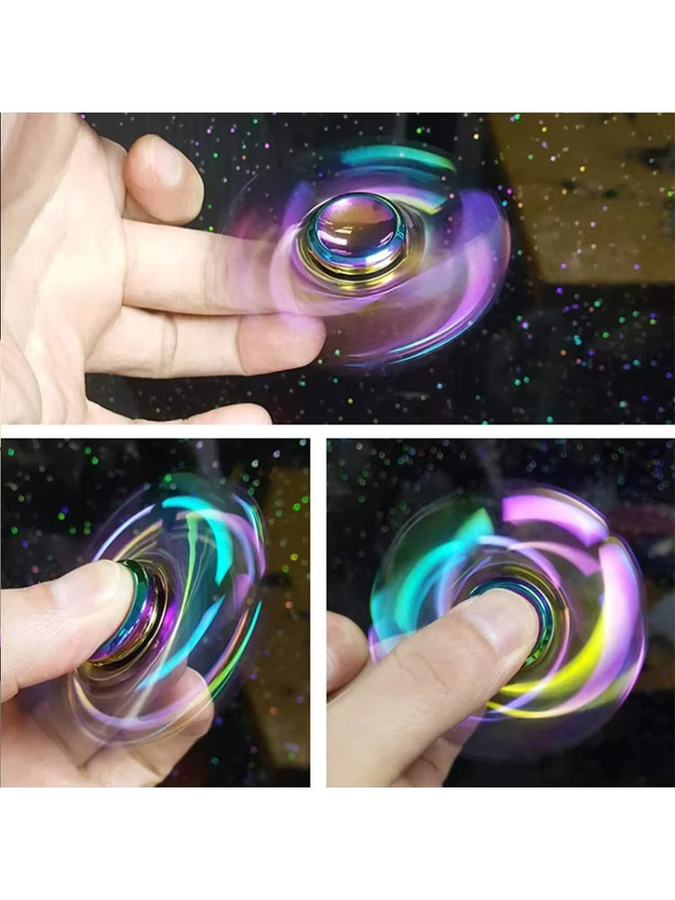 hairun Metall Fidget Spinner, Bunte AntiStress Legierung, Finger Gyro EDC - Bild 5