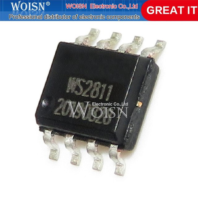 50 Stück WS2811S Chipsatz WS2811 SOP-8 in Schwarz - Bild 1