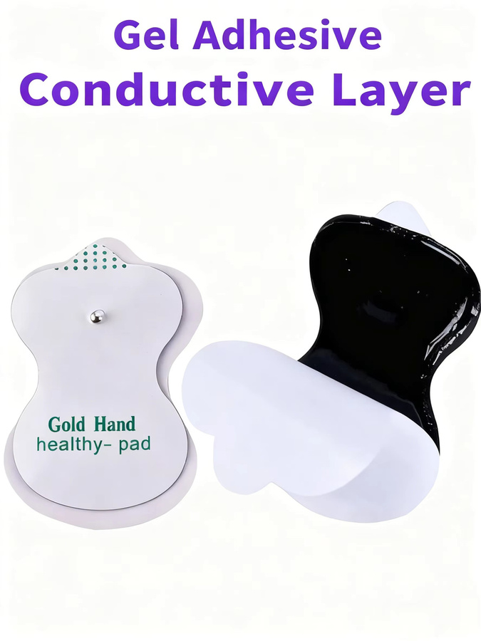 MARFLY Elektroden für Massagestimulator, selbstklebende Gelpolster, 20-tlg. - Bild 2