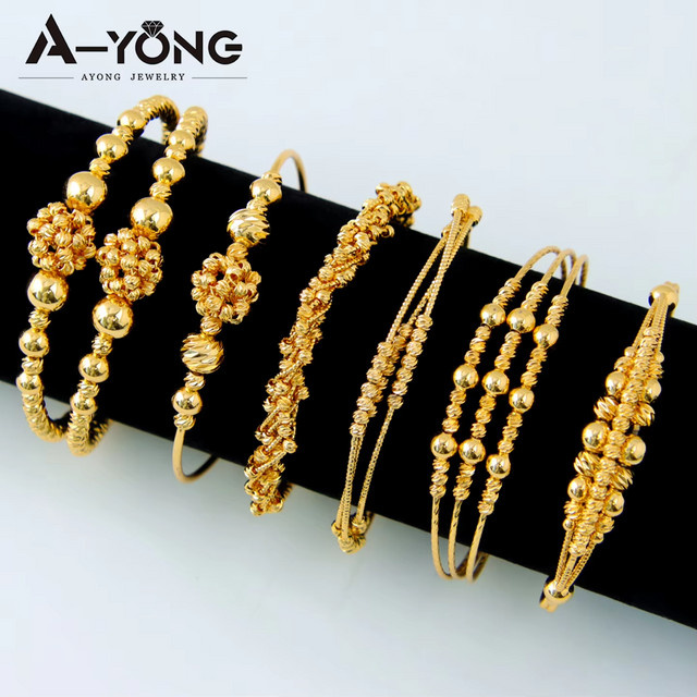 A-YONG AYONG JEWELRY Armband, 21k vergoldet, Perlen, Damen - Bild 1