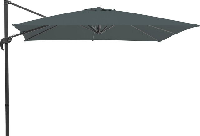 Schneider Rhodos Junior Ampelschirm in Anthrazit mit Aluminiumgestell und Polyesterbesatz, B/B/B: 270 x 270 x 240 cm - Bild 1