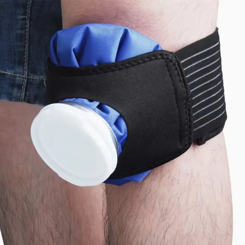 Ice Pack Wrap Knieschoner, verstellbarer Warm- und Kaltentspannungsgurt, Unisex - Bild 3