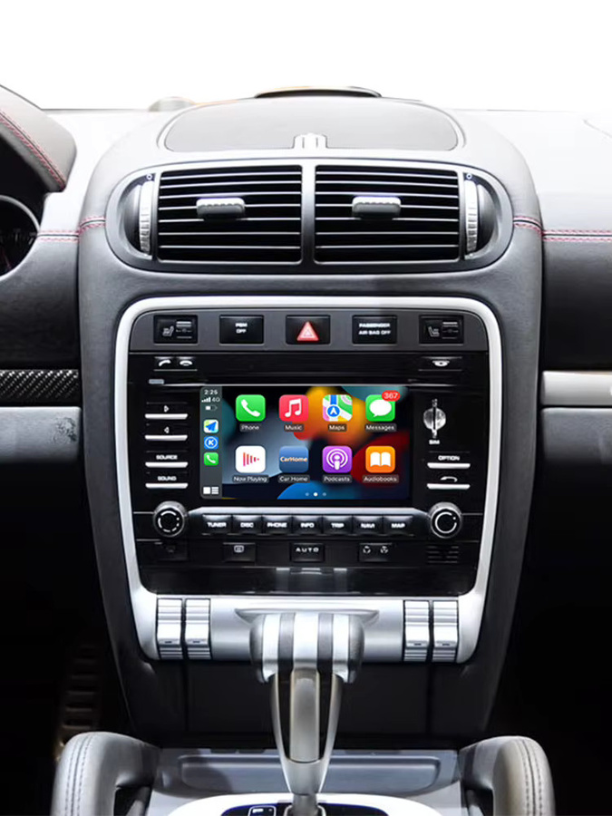 Bonroad Wireless CarPlay und Android Auto Interface für Porsche Cayenne Cayman Boxster 911 PCM 3.0 System mit Mirror Link und Airplay in Schwarz - Bild 6