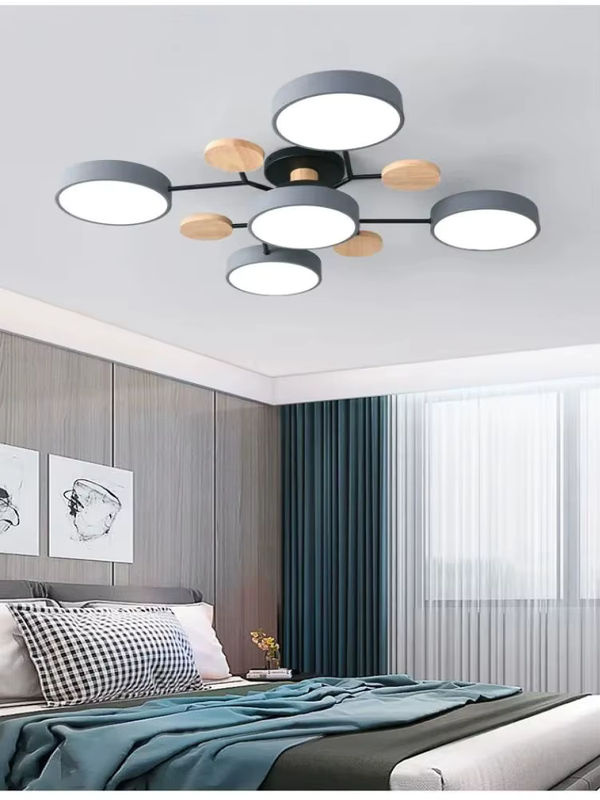 IRALAN Moderne LED-Deckenleuchte in Ringform, runder Deckenleuchter mit 3 Farbmodi für Wohnzimmer und Schlafzimmer, Schwarz/Weiß - Bild 7