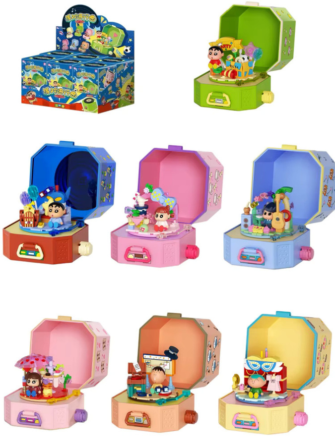 AREAX Crayon Shin-chan Figuren-Bausteine, Blindbox, Montagemodell - Bild 4