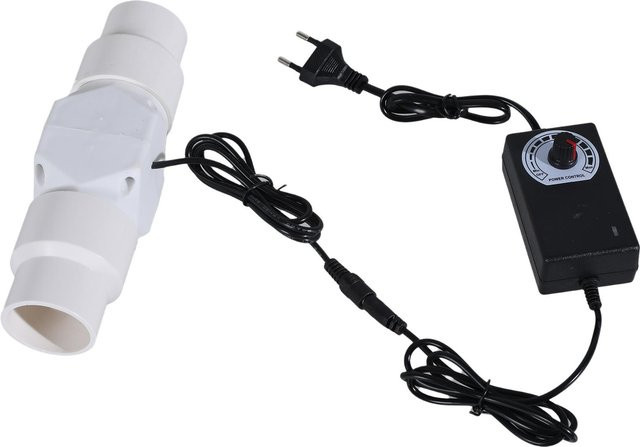 Cherish Eyes Inline-Kanalventilator EU-40 mit Metallflügeln in Weiß für Küchenlüftung und Rauchentfernung - Bild 1