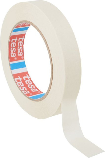 Tesa Krepp-Klebeband Masking in Elfenbein, 50 m - Bild 1