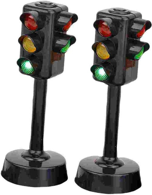 Kidsly Verkehrs Ampel Zebrastreifen Signal, 2-teiliges Set - Bild 1