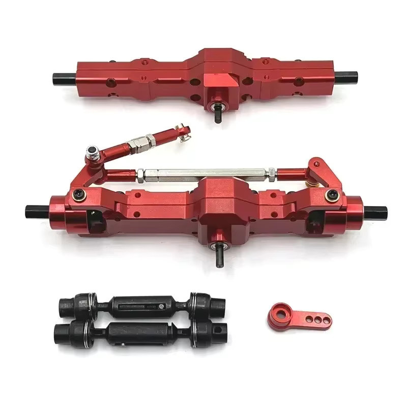 TIMEA Metall Vorne Hinterachse und Antriebswelle Servo Arm Set, Zubehör, 1:16 - Bild 1
