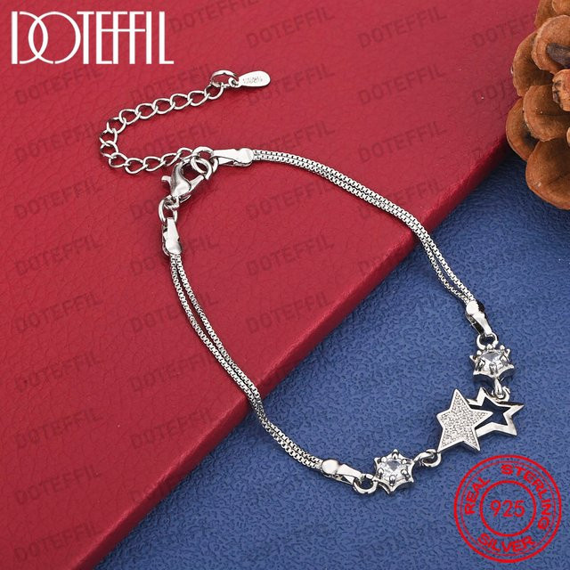 DOTEFFIL Armband, 925 Silber, Zirkonia, Damen - Bild 1
