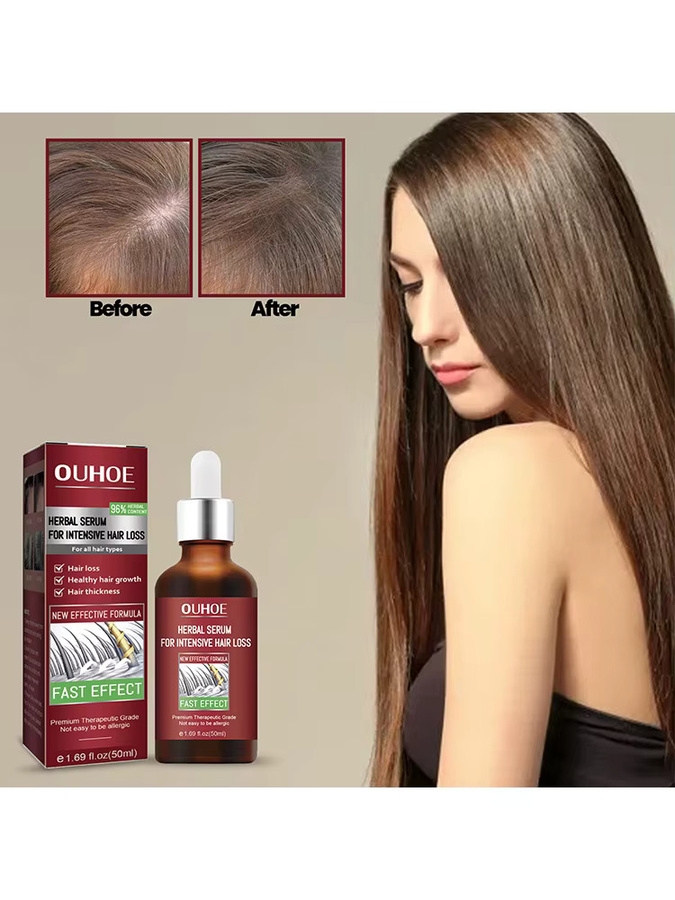 OUHOE Haarwiederherstellungsserum, 50 ml, für trockenes und strapaziertes Haar - Bild 7