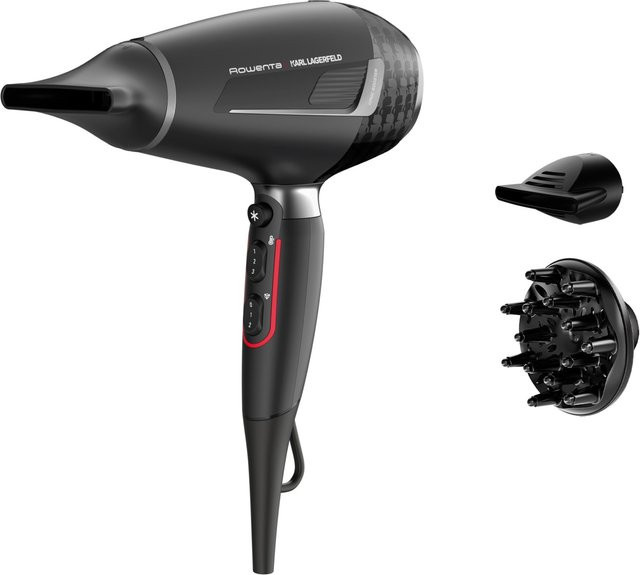 Rowenta CV887L K/Pro Stylist Haartrockner in Schwarz, Weiß und Rot - Bild 1