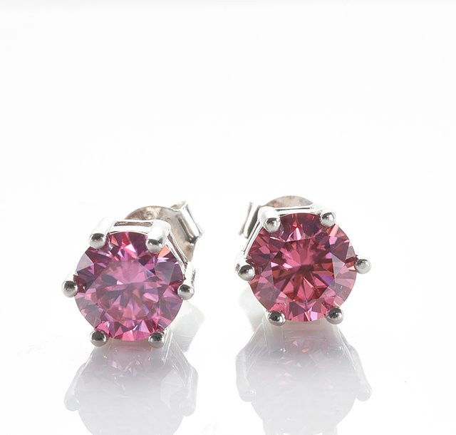 BIJOX STORY Ohrstecker 925 Silber, Diamant, Damen - Bild 1