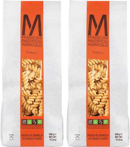 Mancini Fusilli Hartweizen 2 x 500 g - Bild 1