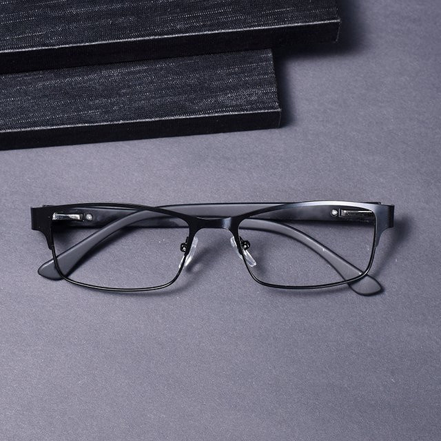 ONEVAN Lesebrille, rectangular, black, Anti-Blaulicht - Bild 1