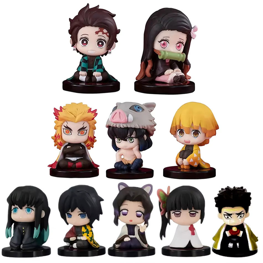 Bandai Kimetsu no Yaiba Q Version Tanjiro Inosuke Zenitsu, Modell Puppe, Einzelfigur - Bild 5