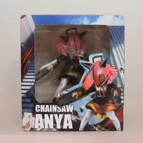 Spy X Family Chainsaw Man Anya Forger Denji, Anime Figur, 18cm, ab 14 Jahren - Bild 1