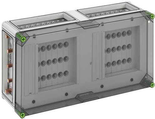 Spelsberg GSN 4212-250 Verteilerschrank mit 12 Reihen in Grau und Transparent - Bild 1